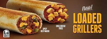Taco Bell Canada Now Rockin Chili Cheese Fries Loaded Grillers Chili Cheese Fries Chili Cheese Nachos Beef