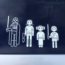 Thinkgeek Star Wars Family Car Decals Review Family Car Decals Family Car Family Decals