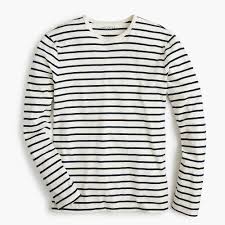 Black And White Striped Shirt Mens Long Sleeve Men S Shirts Jeans Shoes More Men S New Arrivals J Crew Long Sleeve Tshirt Men Striped Tee Shirt Outfit Shirts
