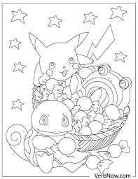 The original halloween colour hope you like this year's halloween collection i used yellow highlighter coz i ran out of that colour guess in xd this year if i attend halloween, i am distributing all my colour copies of halloween pikachu and their colouring pages away 1 final time. Free Pokemon Coloring Pages For Download Pdf Verbnow