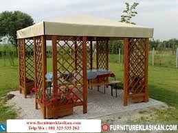 Desain Gazebo Jati Minimalis Masa Kini Spesifikasi Gazebo Jati Ukiran Model Trend Gazebo Rumah Referensi Gazebo Taman Ahli Gazebo Hala Gazebo Desain Modern