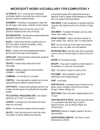 Create a dictionary, freq_words, that displays each word in string str1 as the key and its # then, find the least frequent letter in the string and assign the letter to the variable worst_char. Microsoft Word Vocabulary For Computers 1