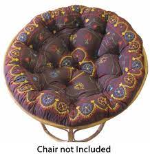 Amazon Com Cotton Craft Papasan Suzani Crewel Embroidered Chocolate Multi Overstuffed Chair Cushion Sin Papasan Cushion Papasan Papasan Cushion Cover