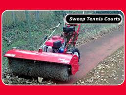 Power brush debris out of the surface and at the email: Walk Behind Sweeper Power Broom For Artificial Turf