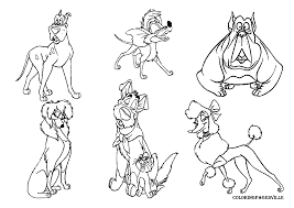Oliver and dodger has sausage for breakfast in oliver and company coloring pages : Oliver Company Coloring Pages Coloring Home