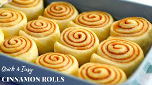 Cinnamon roll yang saya buat pagi ni memang sedap sangat. Quick And Easy Homemade Cinnamon Rolls Recipe Soft And Fluffy Cinnamon Rolls In 4 Simple Steps Youtube