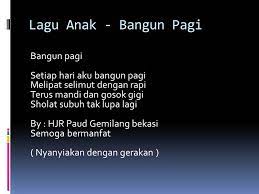 Bangun pagi gosok gigi boboiboy mp3 & mp4. Gerak Dan Lagu Anak Usia Dini Bangun Pagi Paud Jateng