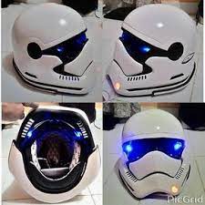 Star Wars Stormtrooper Motorcycle Helmet With Led Dot Approved M Xxl Motorbike Helmet Cool Motorcycle Helmets Helmet
