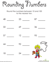 Explore all of our place value worksheets, from base ten blocks to 6 digit numbers in expanded form, and our rounding worksheets, ranging from. To The Ten Rounding Numbers Worksheet Education Com