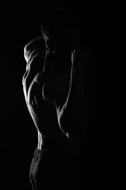 Black And White Model Background Male Fitness Model Bodybuilder Back Pose On Black Background Male Fitness Photography Fitness Photoshoot Male Fitness Models