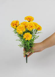 By now you already know that if you're still in two minds about fake marigold and are thinking about choosing a similar product, aliexpress is a great place to compare prices and sellers. Artificial Marigold Bush 13 Tall In 2021 Yellow Flower Arrangements Marigold Flower Small Flower Arrangements