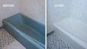 Can you use spray paint on bathtub. Before After How To Paint A Bathtub And Clean It Does It Last Thrift Diving Youtube