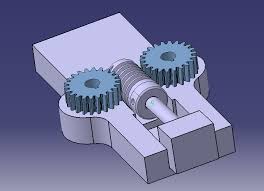 How To Make A Connection With Two Worm Gears On Catia V5 Grabcad Gear Drawing Mechanical Engineering Design Mechanical Design