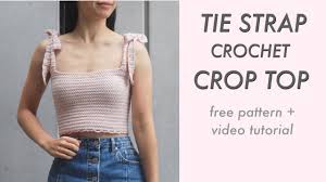21 tight budget kitchen makeover ideas. Easy Crop Top W Tie Straps Free Crochet Pattern Video For The Frills