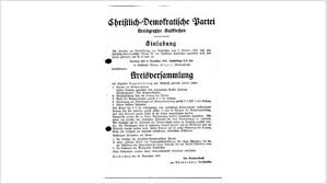 Konrad adenauer wurde 1949 erster bundeskanzler und schaffte es die politische partei 1950 auf bundesebene zu etablieren. Geschichte Cdu Kreisverband Euskirchen