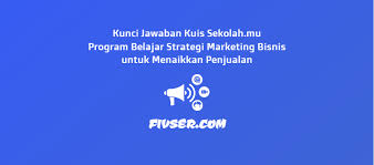 100℅ sharing jawaban peserta kursus online prakerja, akuntansi dasar dan keuangan bisnis, arkademi, tokopedia, kartu prakerja. Kunci Jawaban Kuis Sekolah Mu Program Belajar Strategi Marketing Bisnis Untuk Menaikkan Penjualan Fivser