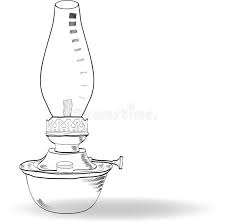 This lamp will be perfect decoration of the house arranged in vintage style, but it will be useful too during electricity failure. Sketch Of Vintage Oil Lamp Vector Stock Vector Illustration Of Traditional Antique 36798399