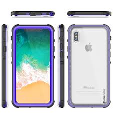 Iphone X Case Punkcase Crystal Series Protective Ip68 Certified Cover Purple Iphone Crystal Iphone Apple Brand