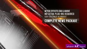 All are professionally made, flexible and designed to help you save time. News Package Free After Effects Templates After Effects Intro Template Shareae