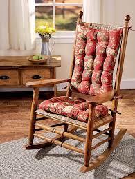 Our Never Flatten Chair Pads For Rocking Chairs In Standard And Jumbo Sizes Rocking Chair Cushions Oversized Chair Living Room Rocking Chair Pads