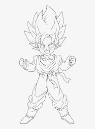 How to draw dragon ball z: Dragon Ball Z Goten Drawing Transparent Png 589x1078 Free Download On Nicepng