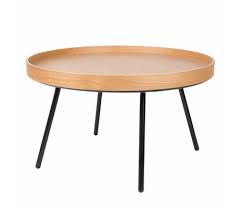 Oak coffee tables are a good type of coffee table for long term use and survival in a house full of pets and children. Zuiver Oak Coffee Table Tray Wood O78x45cm Lefliving Com