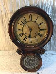 Antique ansonia clocksansonia clock company history,clock model names,trademarks and labelsplus 1, 001 color photos of antique ansonia clocks. Rare Antique Ansonia Wall Clock Figure Eight Time Strike Victorian Art Nouveau Measures 22 Tall The Top Section Is Antique Clocks Ansonia Clock Old Clocks