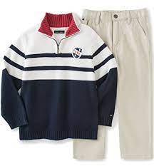 Tommy Hilfiger Baby Sweater Pants Set Navy 24 Months Buy Online In Angola At Angola Desertcart Com Productid 41127290
