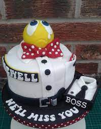 Here are the best examples of farewell messages to colleagues after their resignation. Sorry You Re Leaving We Ll Miss You Boss By Karen S Kakery Cake Emoji Cake Patisserie Cake
