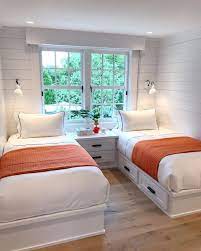 180 Likes 6 Comments Emmaforbeslifestyle Emmaforbeslifestyle On Instagram Splash Of Colour In Cozy Guest Rooms Twin Beds Guest Room Small Bedroom Decor