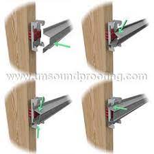 Metal Furring Hat Channel For Resilient Sound Clips Sound Proofing Home Theater Room Design Theater Room Design