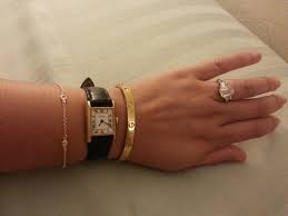Yellow Gold Dainty Arm Jewelry Dbty Cartier Watch Love Bracelet Arm Jewelry Cartier Watches Women Love Bracelets