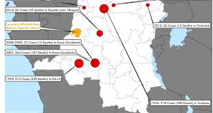 On congo map, you can view all. Map Of The Day Every Historic Ebola Outbreak In The Democratic Republic Of The Congo Un Dispatch