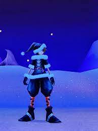 In KH2 Christmas Town, Sora really be rocking the shaved cat at the vet  post blood test look with those skinny ass forearms 😭 : rKingdomHearts