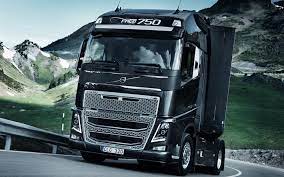 Download Wallpapers Volvo Fh16 4k New Trucks Black Fh16 Swedish Trucks Volvo Besthqwallpapers Com Trucks Volvo Volvo Trucks