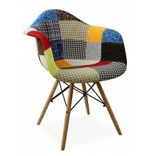 Rt Furnmod De Ein Designklassiker Fur Anspruchsvolle Hochwertiges Patchwork Polster Bequem Modern Und Origin Patchwork Chair Grey Desk Chair Wooden Armchair