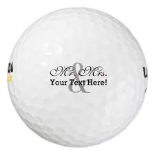 Personalized Mr And Mrs Plus Customizable Color Golf Balls Zazzle Com Last Minute Wedding Gifts Creative Wedding Gifts Golf Ball
