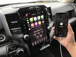 2019 2020 Ram Truck Uax Uconnect 4c Nav With 12 Inch Touchscreen Including Apple Carplay Android Auto Upgrade In 2020 Apple Car Play Uconnect Carplay