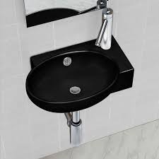Grohe tete a disques ceramique 1/2 pour mélangeurs 45346. Meubles Lavabos Bricolage Vidaxl Lavabo Trou De Trop Plein Robinet Ceramique Noir Salle De Bain Vasque
