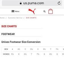 Puma Creepers Size Chart Sochim Com
