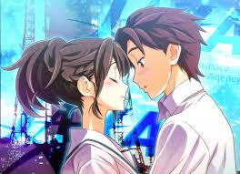 Safebooru Anime Picture Search Engine 1girl Blush Brown Eyes Brown Hair Closed Eyes Eyes Closed Incoming Kiss Nyoronyoro Robotics N Ship Artwork Anime Art