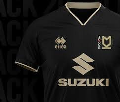 All information about morecambe fc (league two) current squad with market values transfers rumours player stats fixtures.official club name: New Milton Keynes Dons Away Kit 2020 21 Mk Dons Errea Unveil Black Alternate Shirt Football Addict