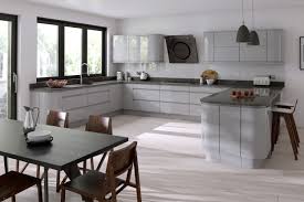 Introduce a subtle, natural touch of grey with graphite kitchen cabinets featuring visible woodgrain. Factory Kitchens Factory Kitchens Cheap Factory Kitchens