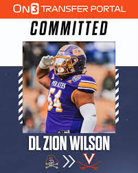 UPDATE: Zion Wilson, who played his senior season at ECU and who announced  he was entering the transfer portal last week, will play at Virginia this  fall. 📸 Transfer Portal X