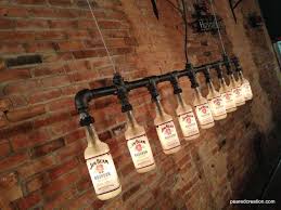 Industriellen Stil Flasche Lampe Jim Beam Kronleuchter