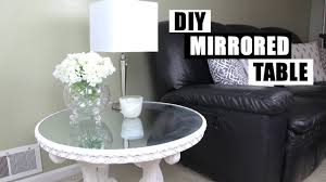 Mercury glass table lamp type plan, the mercury glass shade that works for your space. Diy Mirror Furniture How To Turn Glass Into A Mirror Diy Mirrored Nightstand Side Table Youtube