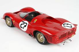Ford gt40 mark ii cars finished in the race's top three positions that year. Bbr New Ferrari 330 P3 Spider 24h Le Mans 1966 Diecastsociety Com