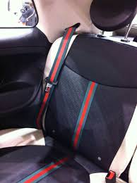 I Ll Take A Gucci Interior In My Fiat Please Lol It Was Sooo Cute Looked Like You Could Fit The Car In Your Purse Fiat Purses Gucci