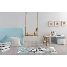 Le tapis à motifs géométriques noir et blanc yenga de zuiver est là pour donner une atmosphère ultramoderne et épurée à votre intérieur. Tapis Enfant Lavable En Machine Disney Multicolore Skyscraper Mickey