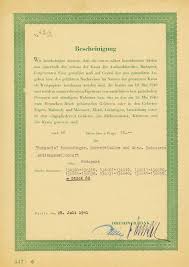 Hungaria Kunstdunger Schwefelsaure Und Chem Industrie Ag Berlin 28 July 1941 Receipt Of The Dresdner Bank For 60 Shares Of The Hungaria Kunstdunger Sch